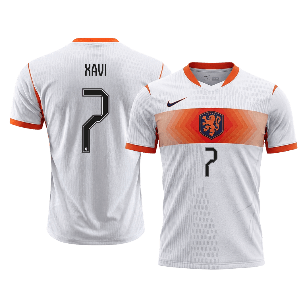 Netherlands World Cup Udebanebanetrøje Spillerversion 2026 XAVI #7