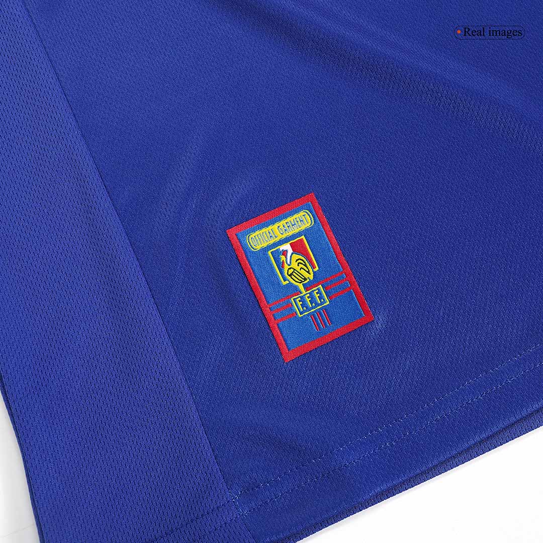 France World Cup Retro Hjemmebanetrøje 1998 ZIDANE #10