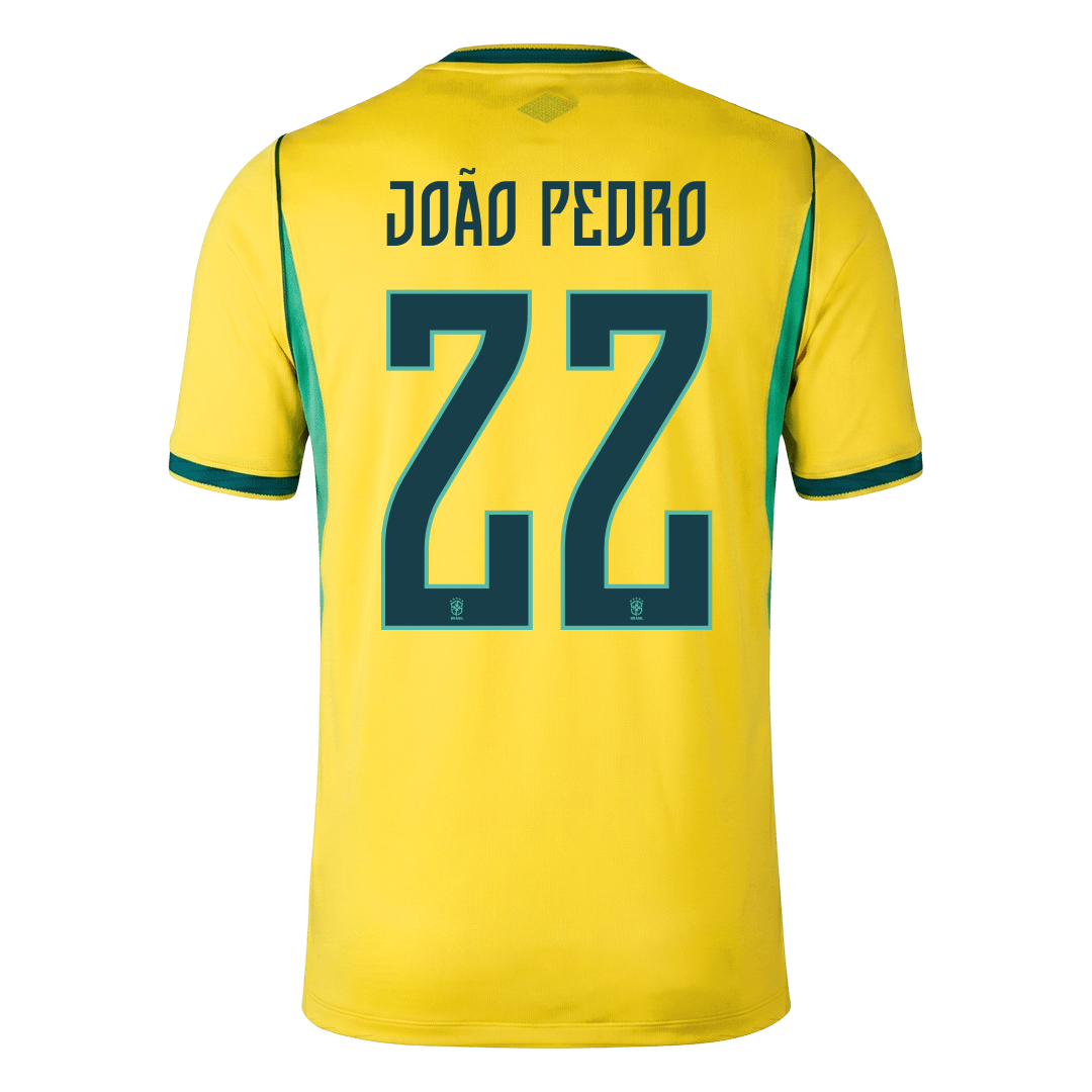 Brazil World Cup Hjemmetrøje 2026 JOÃO PEDRO #22