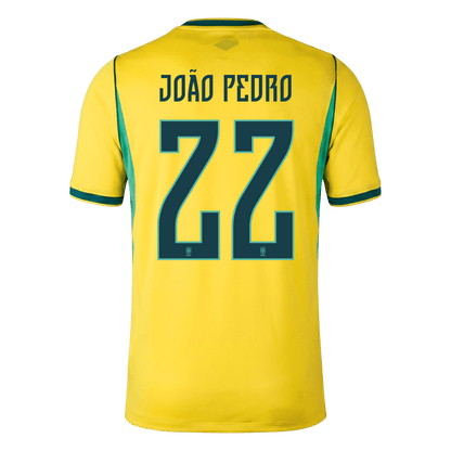 Brazil World Cup Hjemmetrøje 2026 JOÃO PEDRO #22