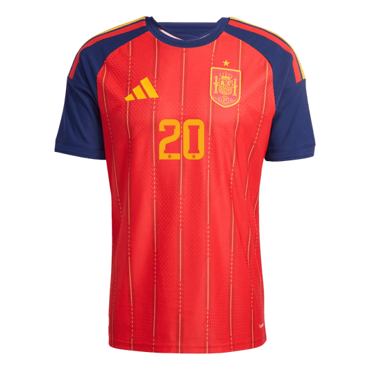 Spain World Cup Hjemmebanetrøje Spillerversion 2026 PEDRI #20