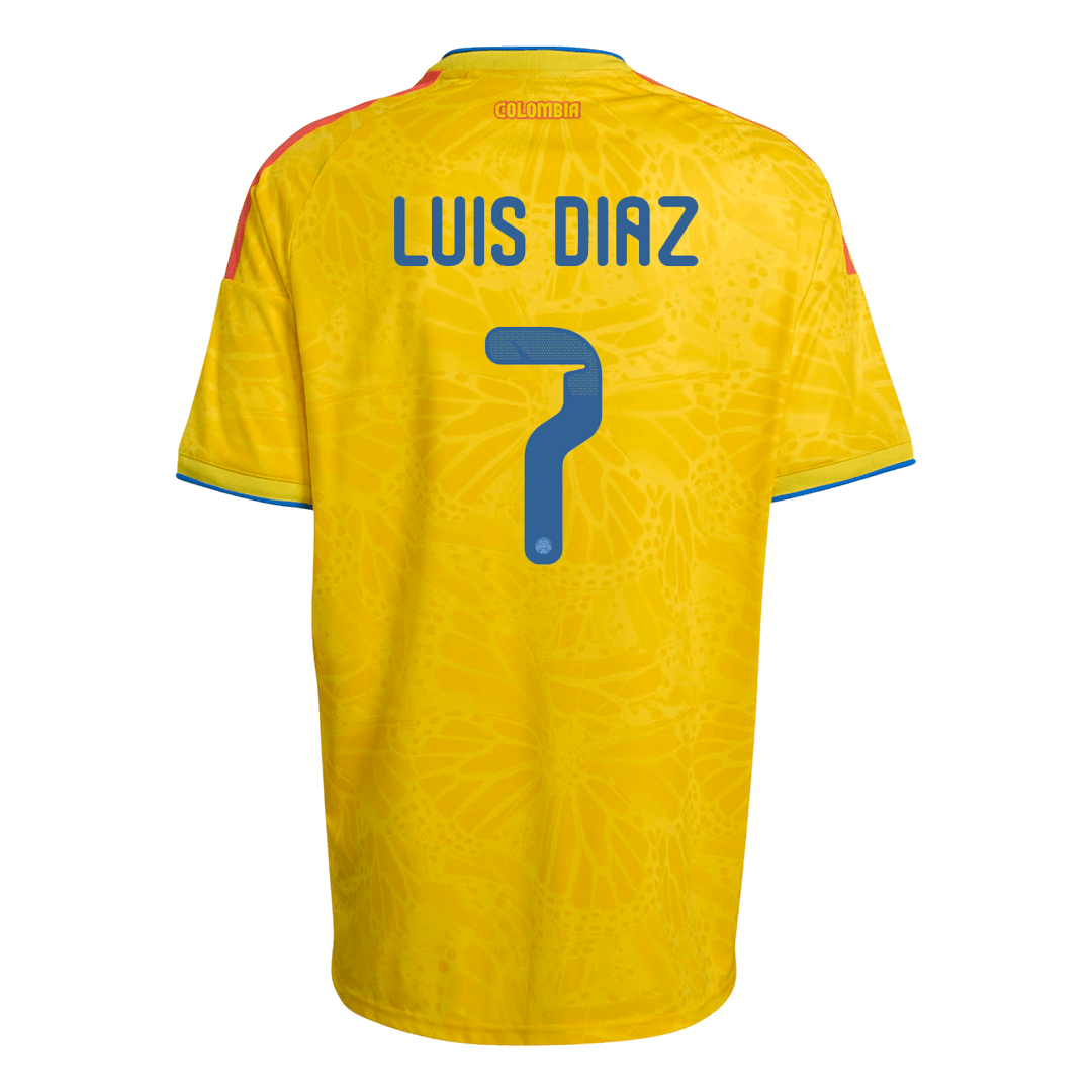 Colombia World Cup Hjemmetrøje 2026 LUIS DíAZ #7