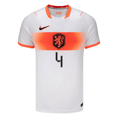 Netherlands World Cup Udebanetrøje 2026 VIRGIL #4