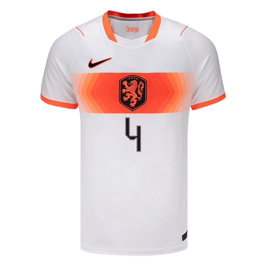 Netherlands World Cup Udebanetrøje 2026 VIRGIL #4