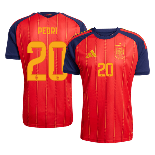 Spain World Cup Hjemmetrøje 2026 PEDRI #20 [PREMIUM]