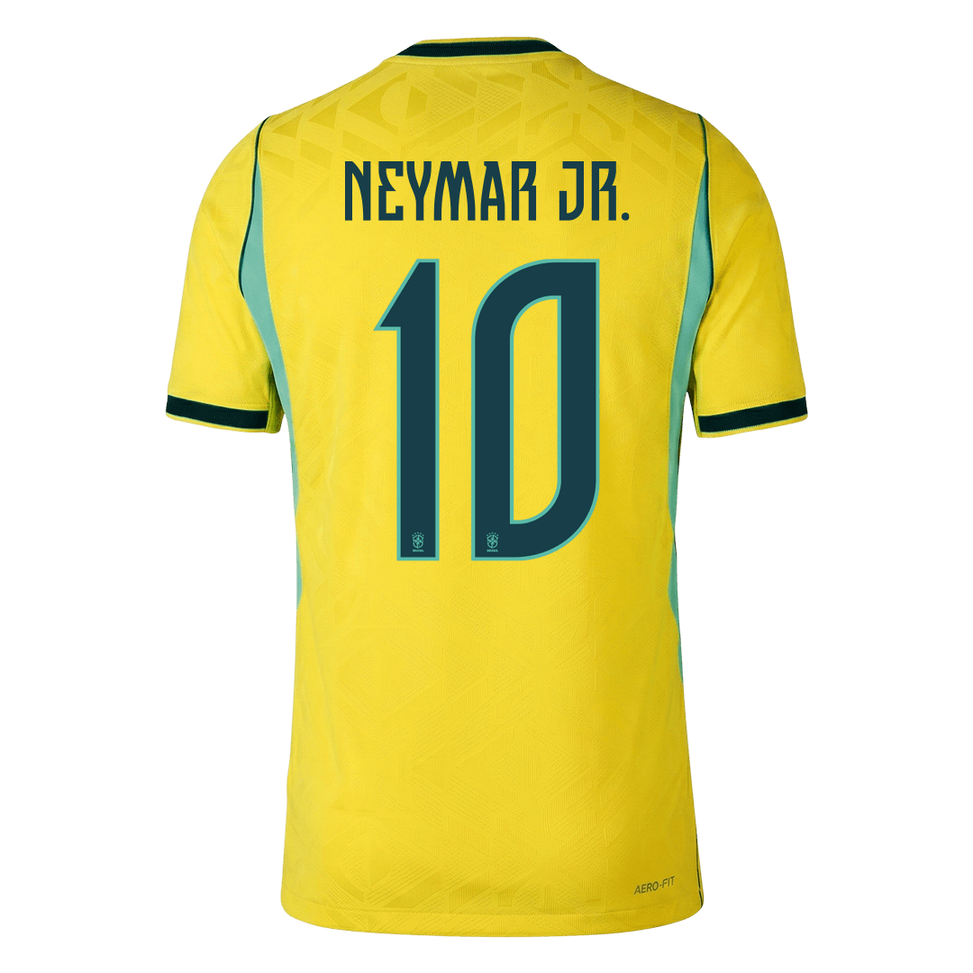 Brazil World Cup Hjemmebanetrøje Spillerversion 2026 NEYMAR JR. #10