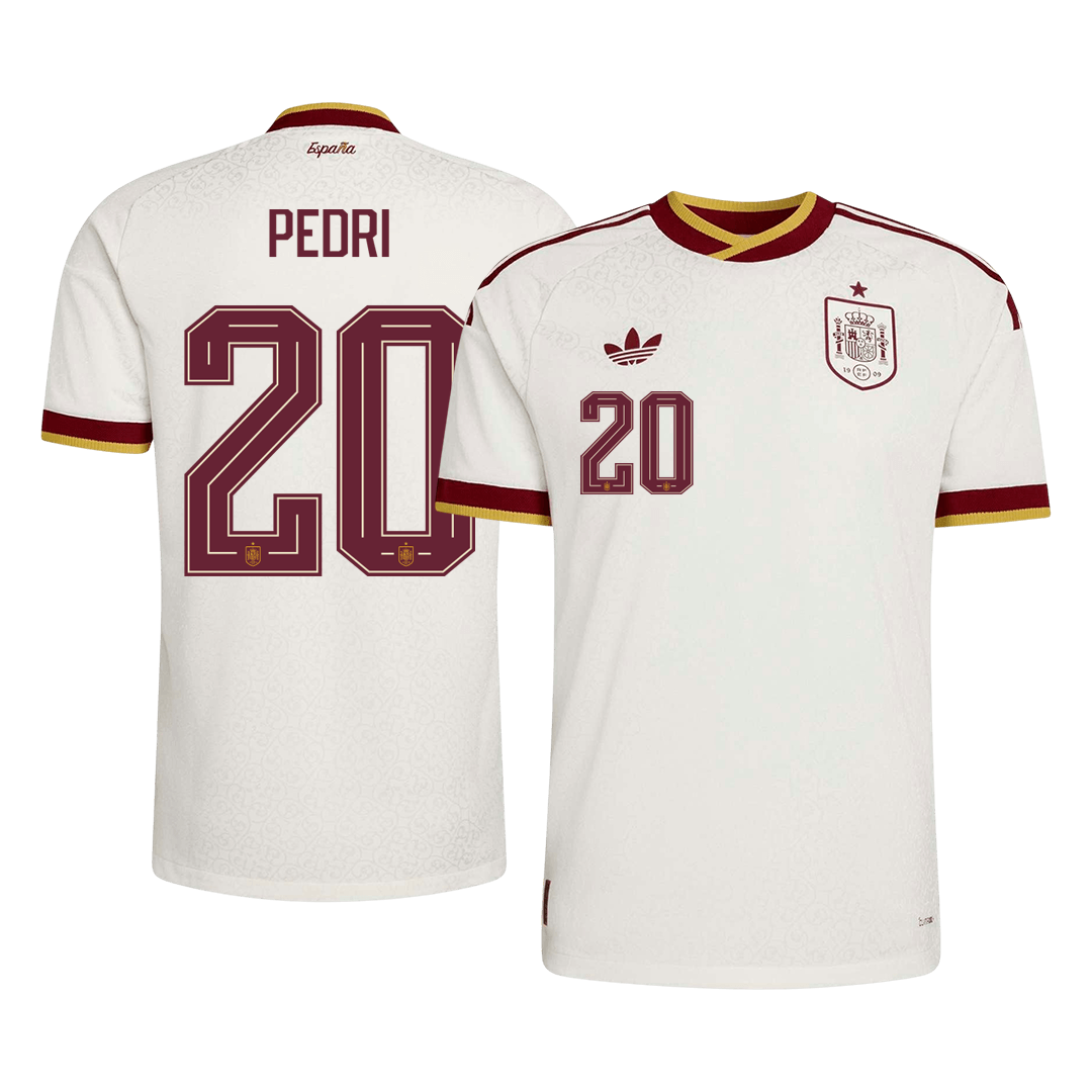 Spain World Cup Udebanebanetrøje Spillerversion 2026 PEDRI #20